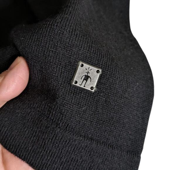 Smartwool Tabaretta Sweater Tunic Dress Womens Small Black Merino Wool Knit L/S - Picture 4 of 8